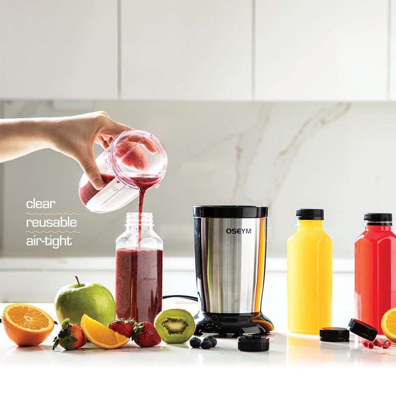DECADORN 12oz 20pcs Juice Bottles With Caps - MADE IN