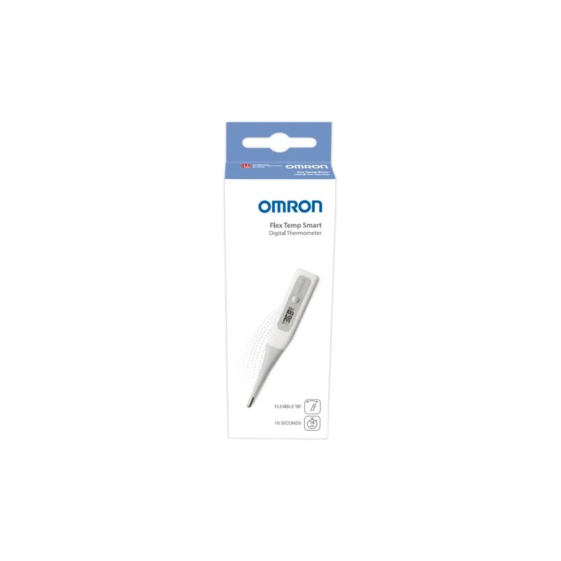 OMRON Termómetro Digital Flex Temp Smart MC-343F-E4 con punta flexible