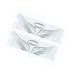 Motoforti 2pcs Silver Tone Angel Wings Pattern Auto Car Sticker