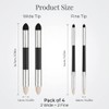 4pcs Blending Sponge Pens, Dual Tip Oil Pastel Blending Tools,
