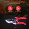 HortiSnip 8-Inch Bypass Pruning Shears, Professional Garden Shears with Sharp