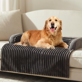 WINDRACING Luxury Dog Couch Bed,Dog Sofa pad, Washable, aterproof Pet Bed Mats, Very Suitable for Small, Medium and Large Dogs. Suitable for Furniture Protection - Grey