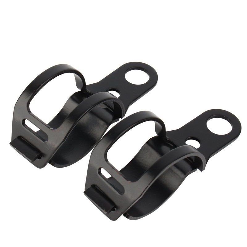 2 pcs/pair Motorbike Turn Signal Mount Bracket, Universal Indicator Fork