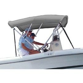 Survivor Marine Products Bimini Top (Fabric Only), Gray, 6-Feet Length x 36-Inch Height x 79-84-Inch Width