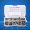 340 piezas Juego de tornillos con tuercas surtidos Tornillos de