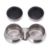 Haosie Double Dipper Palette Cup, Oil Painting Supplies, Stainless Steel