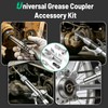 BTOBI Grease Gun Coupler Kit with 90 Degree Adapter, 2