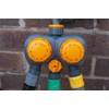 Double Head Mechanical Sprinkler Timer - 3 water outlets in