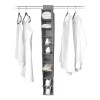 Escanver Organizador Closet Zapatos Bufandas 10 Espacio Colgable Gris