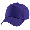 Beechfield B010 Cap - Purple - One Size Fits All