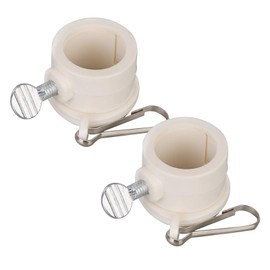 2 PCS Flag Mounting Rings Anti-Wrap Rotating Flagpole Hardware for Flag with Grommet Long Term Use Weather Easy to Install