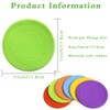 Bvrbaory 6 Pack Dog Flying Discs - Interactive, Soft Floating