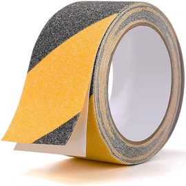 Anti-Slip Tape Waterproof Anti-Slip Tape Roll Type No Glue Stairway Stepladder Floor Outdoor Indoor Use Fall Prevention Scratch Prevention Safety Accident Prevention Tape (2.0 inches (50 mm x 5 m)