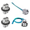 2 Pcs 90075-60028 Front Trun Signal Light Socket with 2-Pin