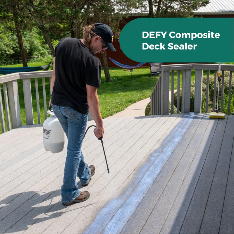 DEFY Extreme Composite Deck Sealer – Crystal Clear Waterproof Sealant
