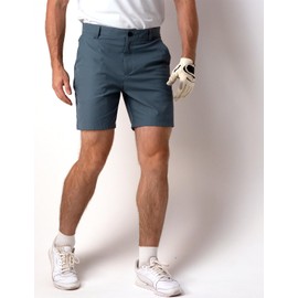 Mens Golf Shorts 7 Inch Inseam, Quick Dry Stretch Casual Lightweight Stretch Flat Front Hybrid Men's Golf Shorts for Men 36