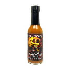 Shinedown Chipotle Garlic "Symptom" Hot Sauce 5oz, Heat Level 3 - Medium Spicy, All Natural Hot Sauce, Extract-Free, Made in USA by Torchbearer Sauces