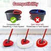 Hezane Mop Head Replacements Compatible with OCedar EasyWring, 6 Packs