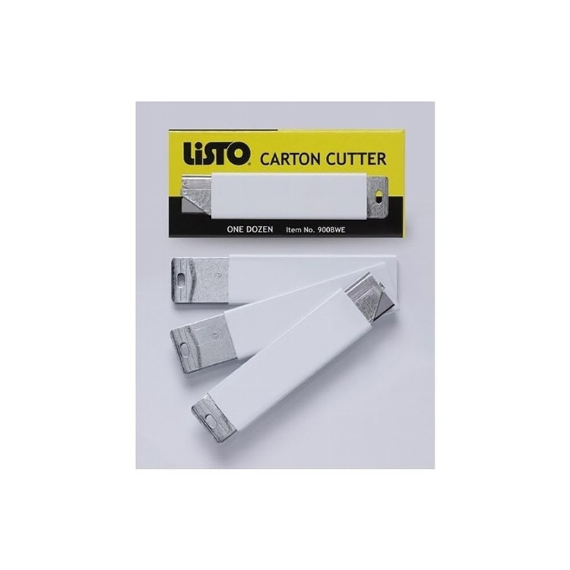 Listo Carton Cutter, Box of 12 by Listo