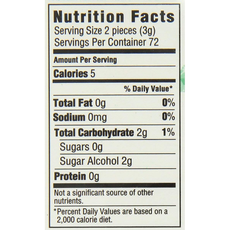 Trident White Gum - Spearmint - 9 Count