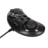 VBESTLIFE 16-Bit-Gamecontroller für Sega, 9-poliger 16-Bit-Handheld, Ergonomisches Klassisches Gamepad mit