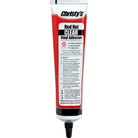 Christy's Red Hot Vinyl Adhesive, Clear, 5.25 oz Tube