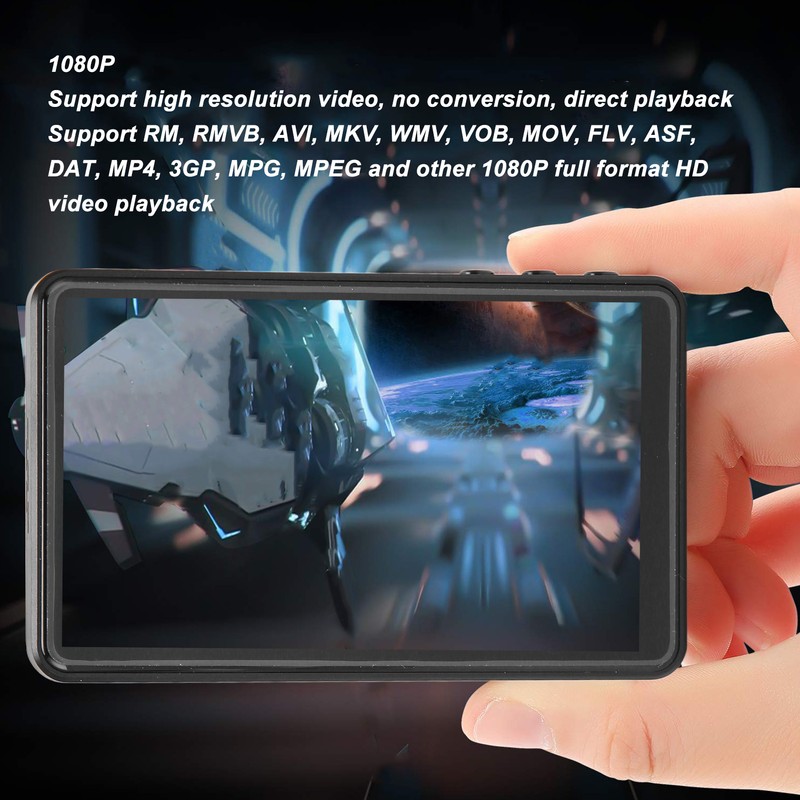 MP3 Player 4 Inch Full Touch Screen HD Noise Reduction