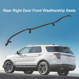 Rimamoka Right Passenger Side Front Edge of Rear Door Weather Strip Seal Compatible with 2011-2019 Ford Explorer Replace# BB5Z-7825324-B