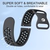 20mm 22mm Silicone Watch Bands Quick Release Replacement Wristband, Soft