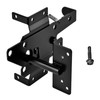 Heavy Duty Fence Self-Locking Gate Latch – Black Finishing Post