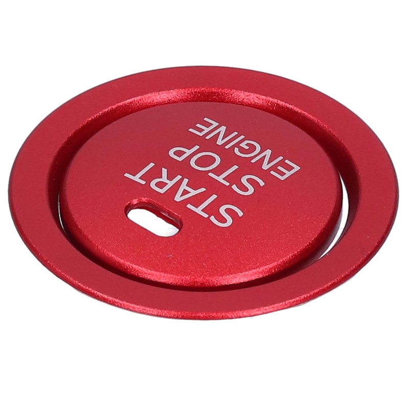 Fydun Engine Start Ring Stickers, 2 Pcs Aluminum Alloy Engine