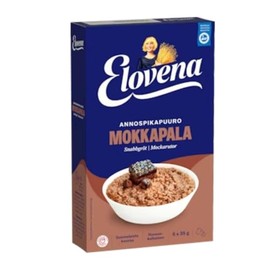 Elovena Mocha Instant Porridge Oat Fiber Rich 1 Box of 210g SÖPÖSÖPÖ pack (SOPOSOPO)