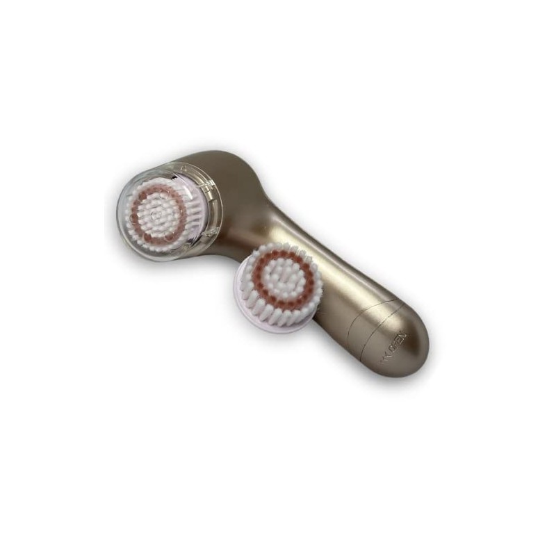 Water-Resistant Facial Cleansing Spinning Brush 2 Exfoliating Brush Heads -