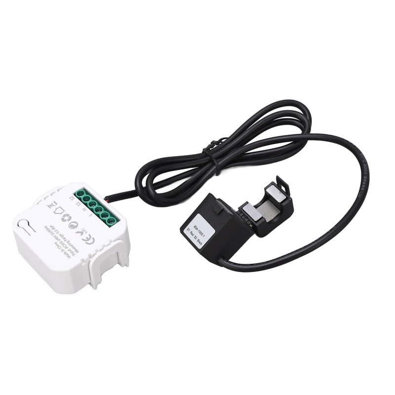Fafeicy Smart Electricity Meter with Clamp Power Consumption Monitor (Black)