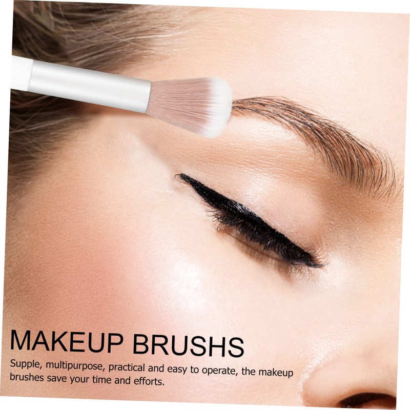 IWOWHERO Double Sided Makeup Brush 2 in 1 Eyeshadow Highlighter