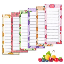 Magnetic Notebook, Shopping List Magnetic, Pack of 6 Magnetic Notepads, Shopping List Pad, Shopping List, Todo List Fridge, Shopping Pad Magnetic, Magnetic Notepads