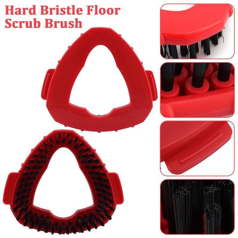 2 PCS O-Ceda Spin Mop Scrub Brush Head Attachments, Scrubbing