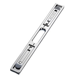 Portable Hidden Aluminum Alloy Laptop Stand, Foldable and Adjustable Laptop Riser, Light and Compact, Four-Level Height Adjustment, Ideal for Heat Dissipation and Relieving Cervical Fatigue (Silver)