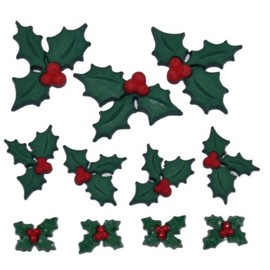 Dress It Up 2478 Holly Jolly Adornos de Navidad, Color Verde