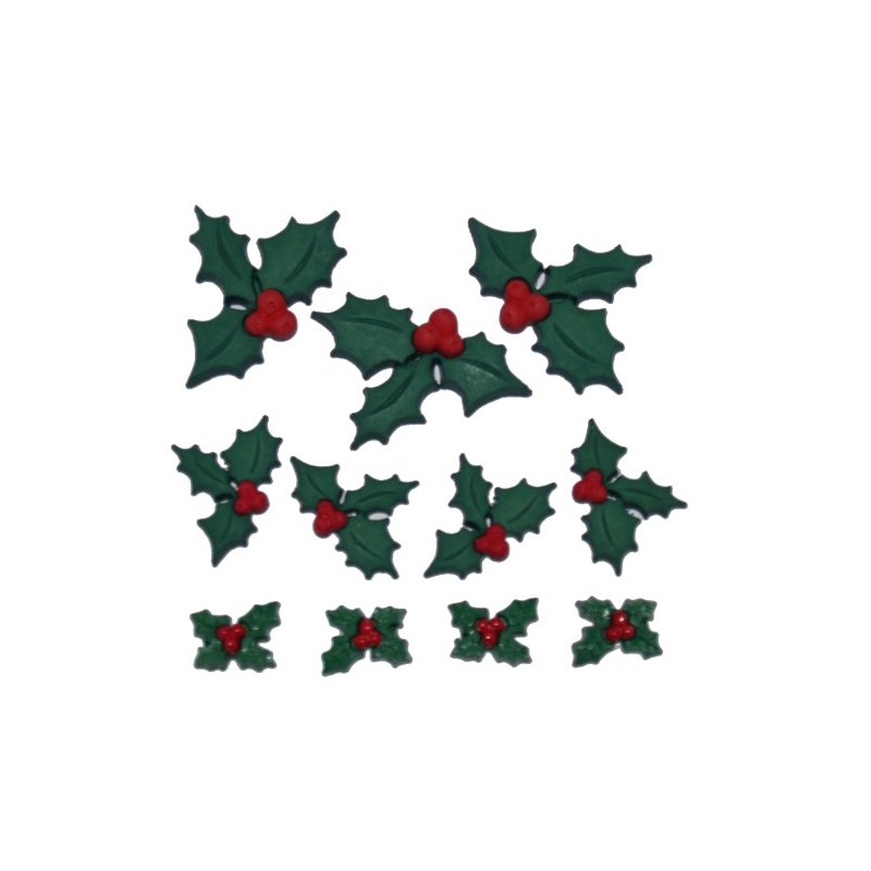 Dress It Up 2478 Holly Jolly Adornos de Navidad, Color