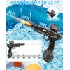 Electric Water Gun with Light Up, Automatic Electric Squirt Gun