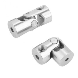 3.17 * 4 mm Universal Joint with Set Screws Sliver RC Model Boat Fittings Iron 45 Steel New Universal Joint Model Boat Fittings Coupling Optional Silverline Joint Drive