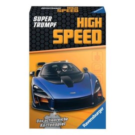 Ravensburger Children's Card Games 20687 - Card Game, Super Tump High Speed, Quartet and Trump Game for Technology Fans from 7 Years