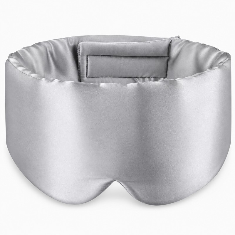 Mulberry Silk Sleep Mask for Comfortable Rest – Soft Light-Blocking