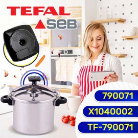 Locking Handle for the Pressure Cooker with the Original Code 790071 TF-790071 X1040002 for Tefal for Seb - Warranty 10 Years - MONTERAL
