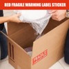OIGWBPH Pack of 500 Stickers for Fragile Goods Warning Labels