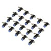 20Pcs OD 4mm Tube M5 Pneumatic Air Flow Speed Control