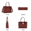 MOSISO PU Leather Laptop Tote Bag for Women (17-17.3 inch),
