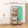 MOGELAFOO 35 Inch Portable Wardrobe Closet for Small Room, Clothing