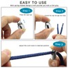 Enosea 12 PCS Metal Cord Locks Single Hole Spring Toggle